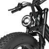 Electric Bicycle Foldable Dukawey 1000Wx2 Motor Full Suspension 48V 17.5AH 26" Fat Tire Ebike For Adult Color LCD Screen BST-6
