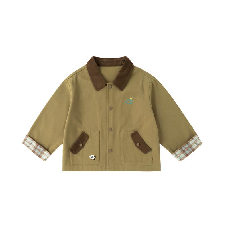 Dudujia Kids' Korean Style 100% Cotton Fall Windbreaker Jacket