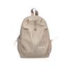 Schoolbag New Minimalist Gentle Wind High Sense Solid Color Small Backpack College Students Travel Light Casual Backpack Women