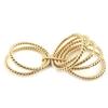 7 Rings 'Weekly' Gold Plated Ring