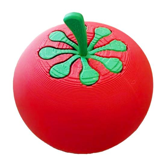 

3D Printed Fidget Tomato Toy Spiral Fruit Shaped Sensory Toy Stress Relief Desk Toy for Adults Kids Anxiety Relaxing зелёный