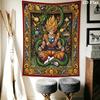 Dragon Ball Fusion Wall Tapestry Aesthetic Wall Hanging Printed Fabric Blanket Decorative Tapestries For Bedroom Living Room Home Decor