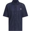 Originals Solid Color Loose Fit Short Sleeve Shirt Unisex Shirts Night-Indigo JD5190