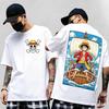 2026 New Summer New One Piece Anime Luffy Unisexs Sports Print Tshirt For Unisex Short Sleeve Loose Tees Casual Unisex Tops
