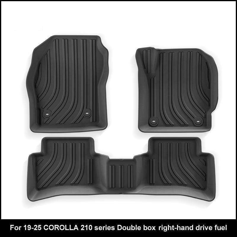 All-Weather TPE Floor Mats for 2019-2025 Toyota COROLLA 210 Series