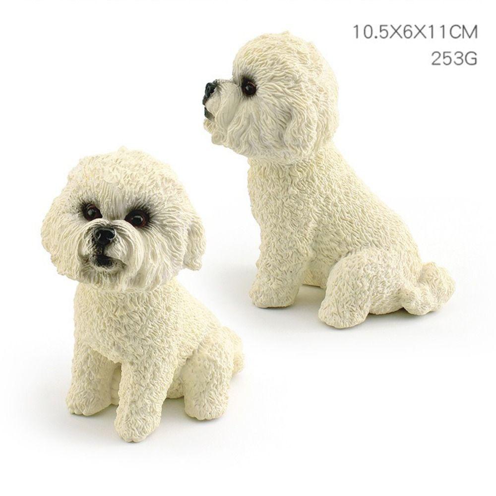 Exquisite PVC Farm Dogs Model Teddy Dog Shiba Inu Corgi Lifelike Realistic Pet Figurines Puppy Action Figures Desktop Ornament