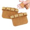 1 Pair Cowhide Grip Pads Lifting Grips Gym Workout Gloves Weightlifting Calisthenics Powerlifting Fitness Sports Hand Protector