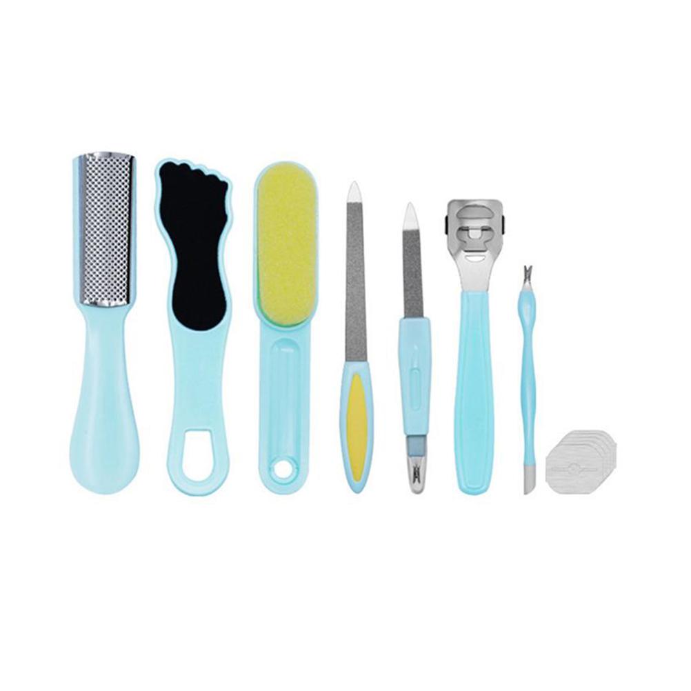 Professional Pedicure Kit Foot Rasp Stainless Steel Foot File Callus Remover Kit for Women Men Home Travel Salon Foot