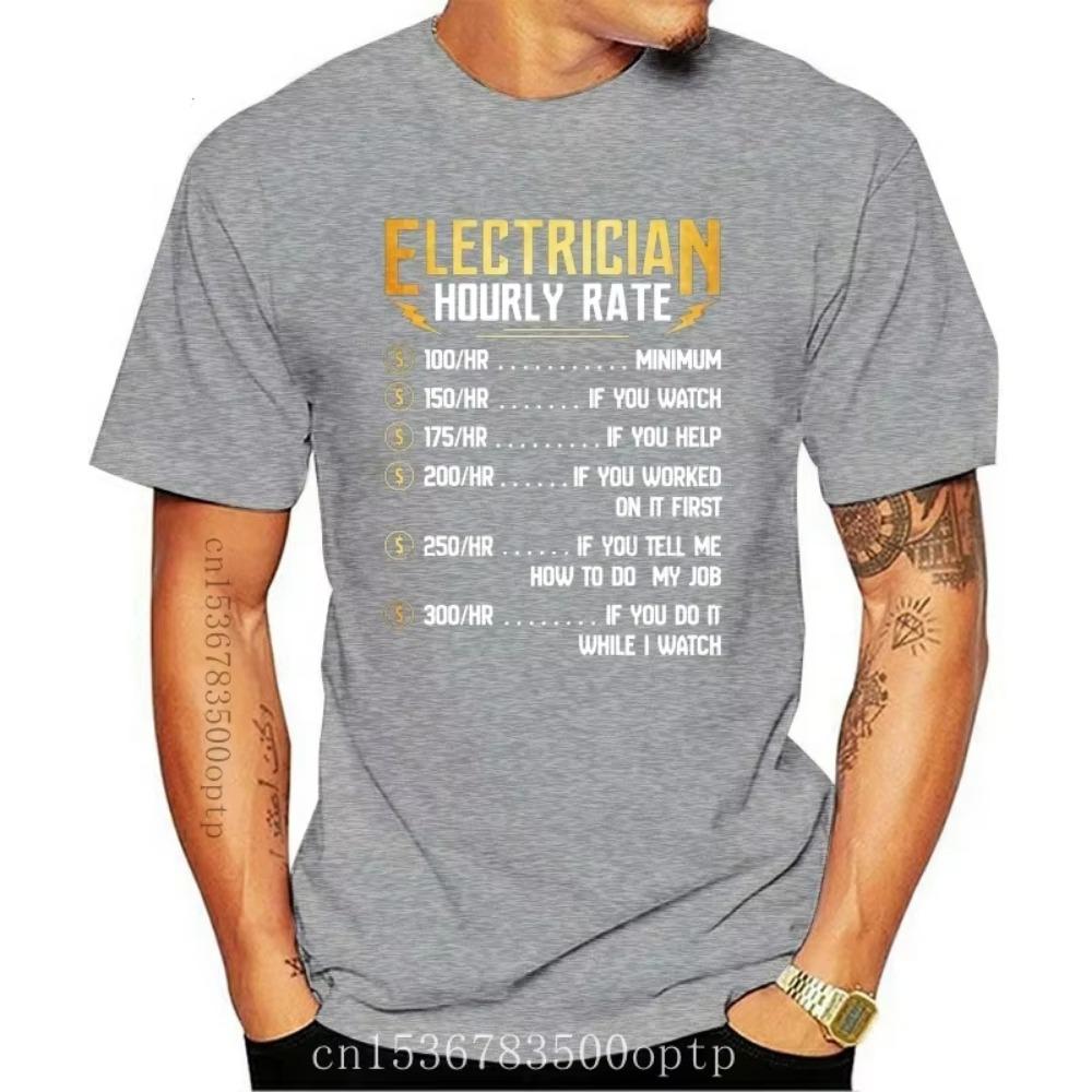 New Electrician Hourly Rate Back Version2 T-Shirts