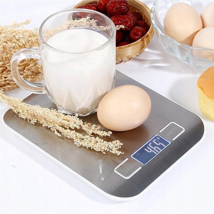 Precyzyjna Waga Kuchenna 10Kg I 1G Domowa Elektroniczna Tara Lcd Baterie