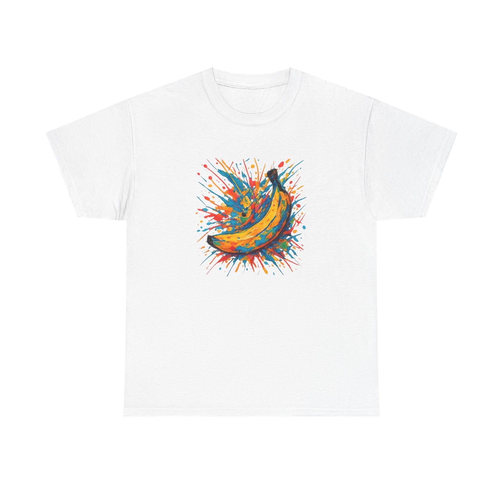 Unisex Adult T Shirt Abstract Expressionist Banana S разноцветный