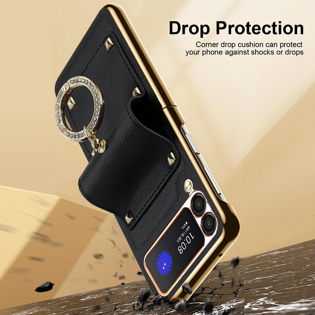 Capa para samsung galaxy z flip 5 4 3 5g capa ultra fina de fibra de aramida capa para samsung z flip3 flip4 fundas