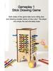 Wooden Pick-Up Sticks Montessori Puzzle - Early Education & Parent-Child Table Game for Children