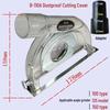 5-Inch Dust Cover for 100/110 Angle Grinder - Dust-Free Cutting and Stone Grooving