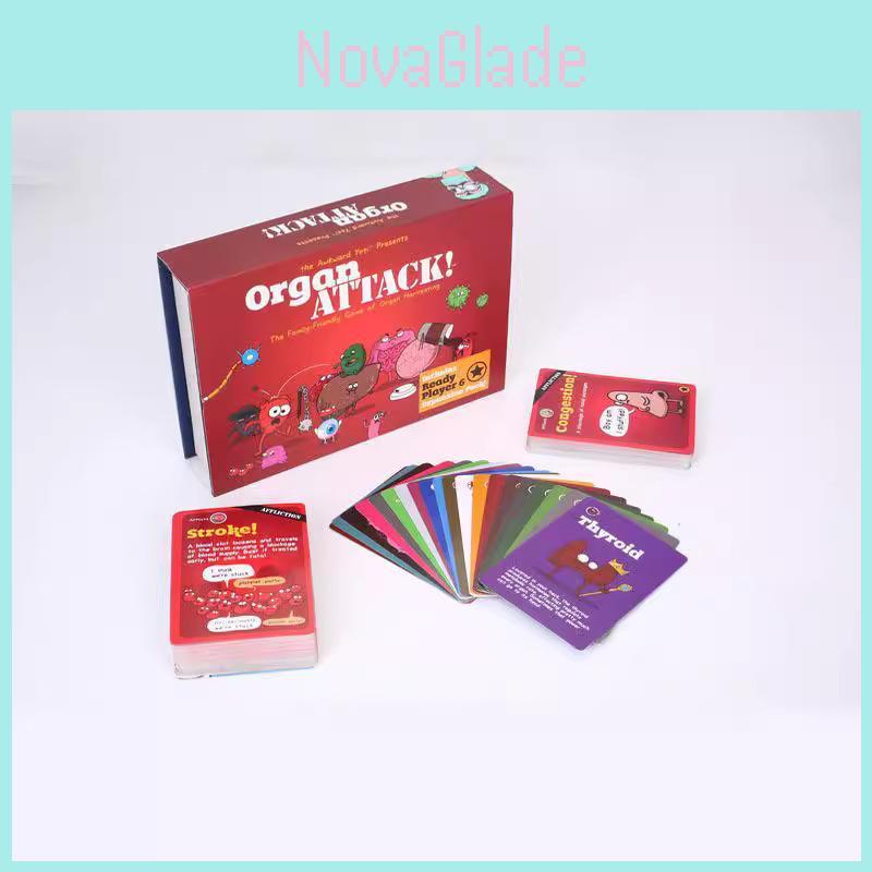 Pútavá útok orgánov Plná anglická útok orgánov človeka Stolová hra pre spoločenské stretnutia
