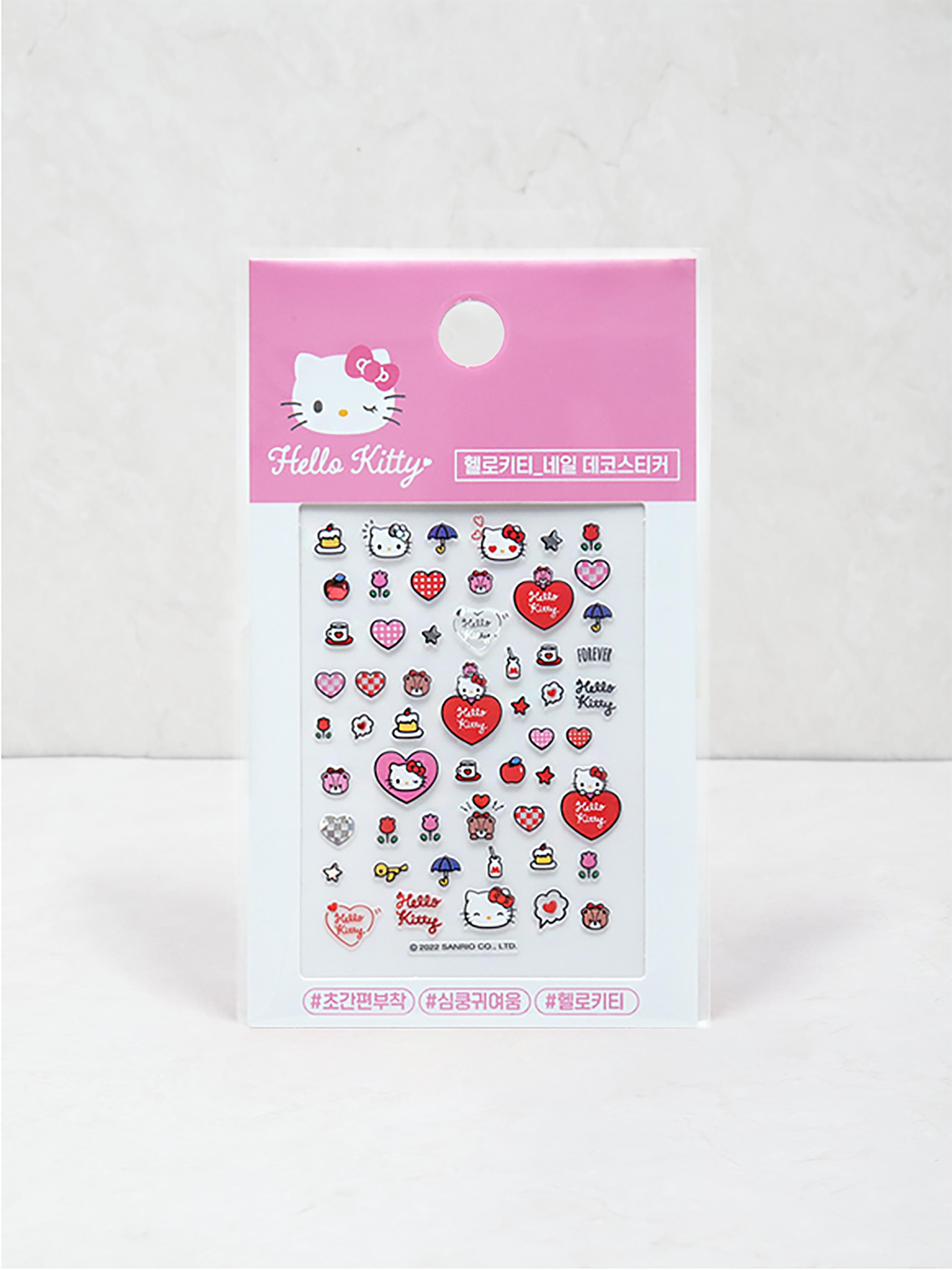Hello Kitty Nail Art Decoration Stickers 1ea