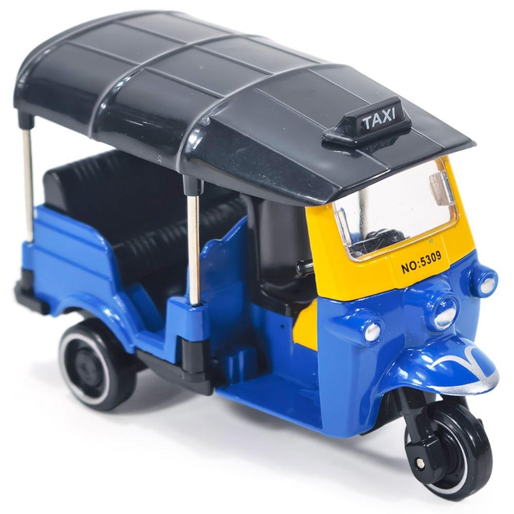 

Diecast Construction Alloy Tricycle Multicolor Three Wheeled Motorcycle Playtime Activities синій