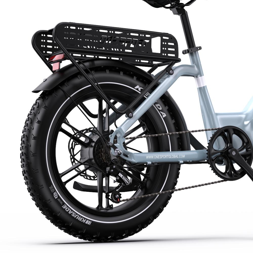 ONESPORT OT08 E-Bike für Erwachsene - 500W Reaktionsschneller Motor 48V18Ah Abnehmbarer Akku 120KG Tragfähigkeit Perfekt für den täglichen Gebrauch
