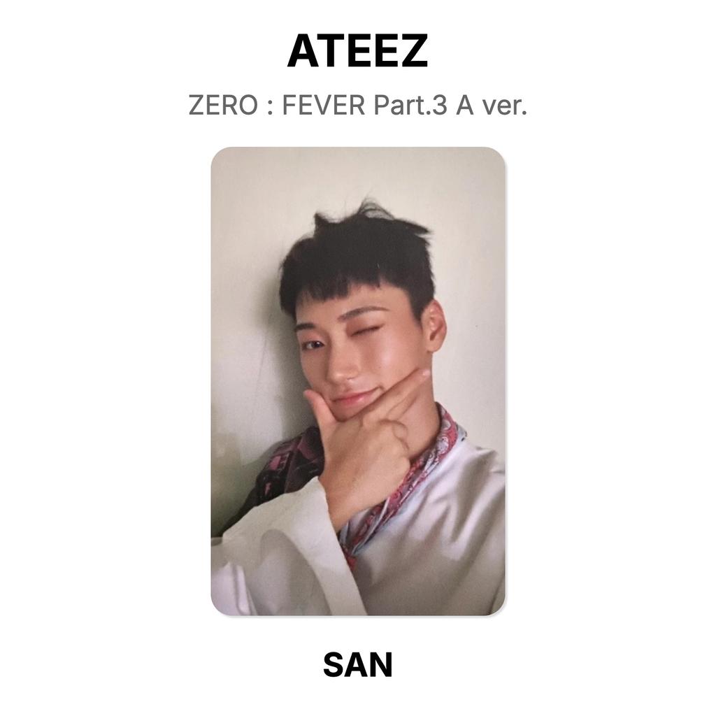 ATEEZ ZERO : FEVER Part.3 A Ver. Official Photocard