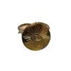 Anillo Signet Tótem Ojo Turco para Mujer - Diseño de Moneda Redonda, Joyería de Moda Transfronteriza