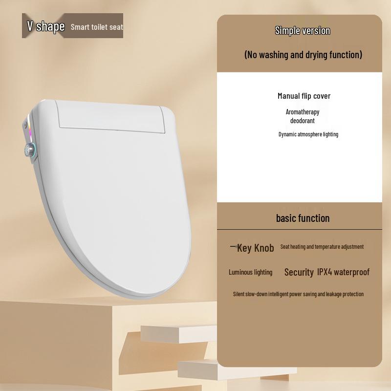 

Япония TOTW Умное сиденье для унитаза: Автоматическое откидывание, мгновенный нагрев, мытье, сушка и подогреваемая крышка