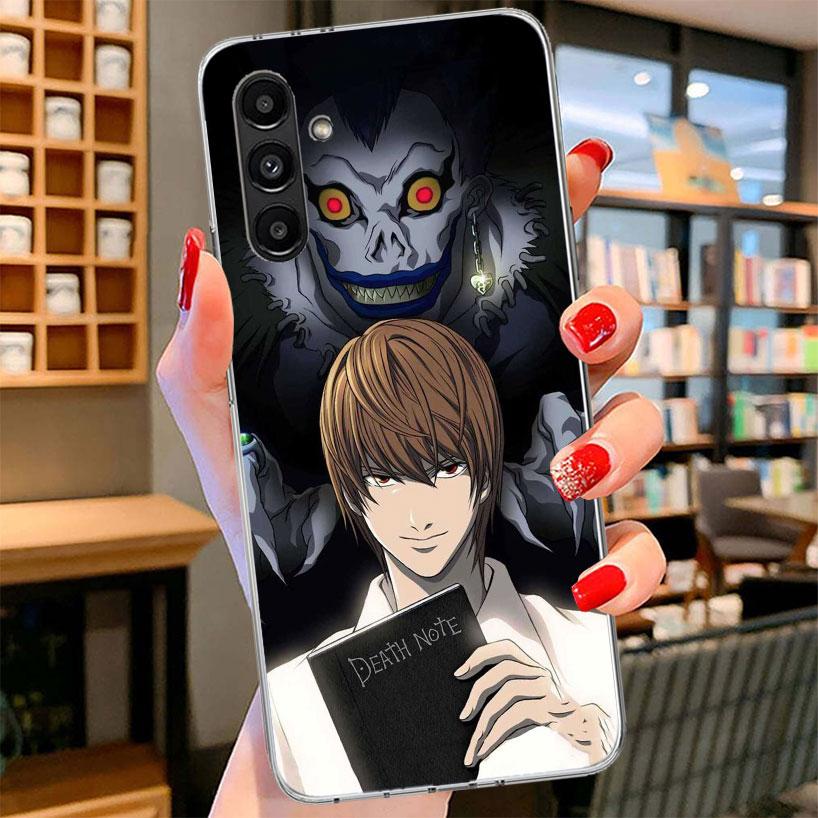 N-Note D-Death Anime Ryuk Phone Case For Samsung Galaxy A17 A37 A57 A16 A26 A36 A56 A15 A25 A35 A55 A14 A24 A34 A54 A13 A23 A33