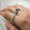 Nymph Spirit Gemstone Ring Set – Forest Spirit