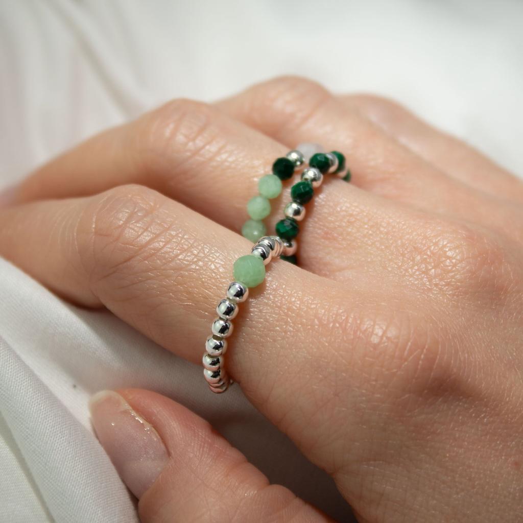 Nymph Spirit Gemstone Ring Set – Forest Spirit