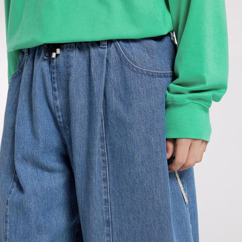 CROQUIS Men's 2023 Winter Loose Fit Denim Jeans