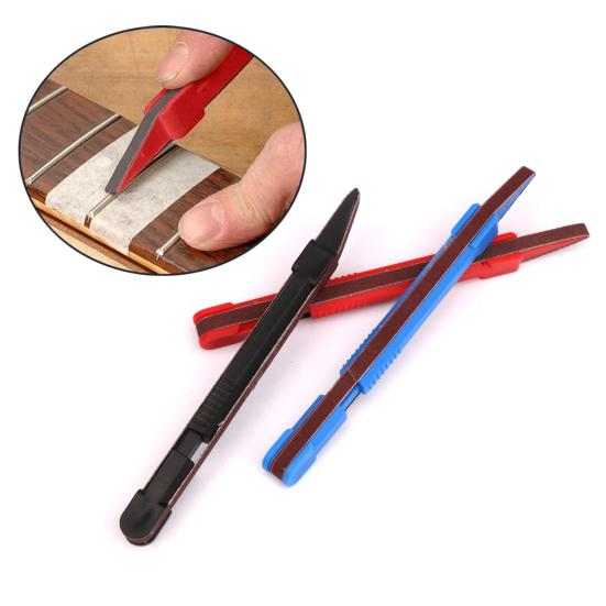 Fret Polishing Pen Solid Smoothing Surface Ergonomics Guitar Polish Pen Fret Dressing File
