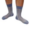 Für Männer Für Väter Einfarbige Lockere Haus-Arbeits Seidenstrümpfe Herrenstrumpfwaren Mittellange Socken Herrensocken