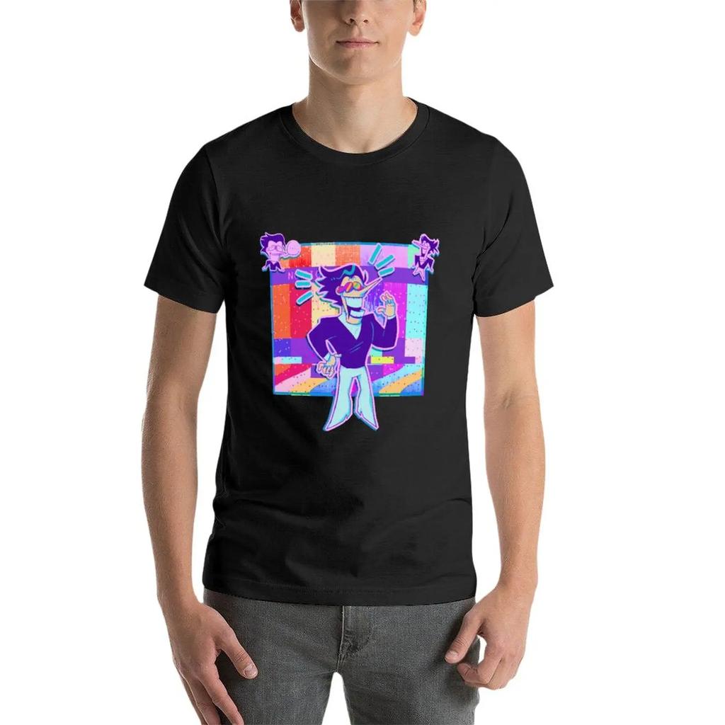 Spamton Deltarune T-shirt plusstorlekar sublim estetisk kläder anime herr grafiska t-shirts hip hop