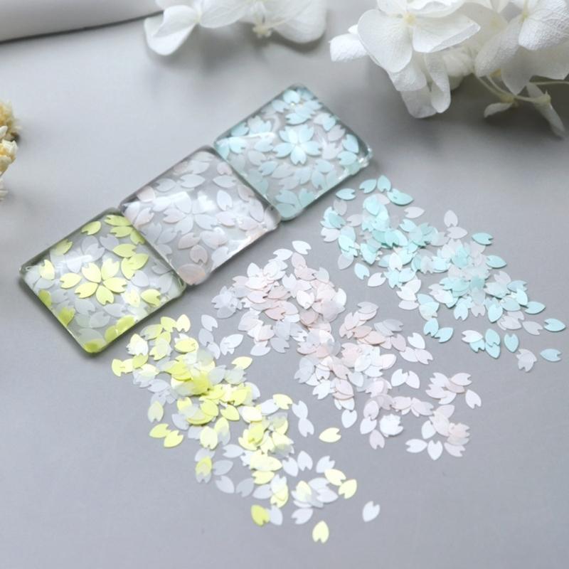 Flower Sequin Petals Pigment Filler For DIY Nail Art UV Crystal Epoxy Resin Mold Filling Crafts Jewelry Accessories