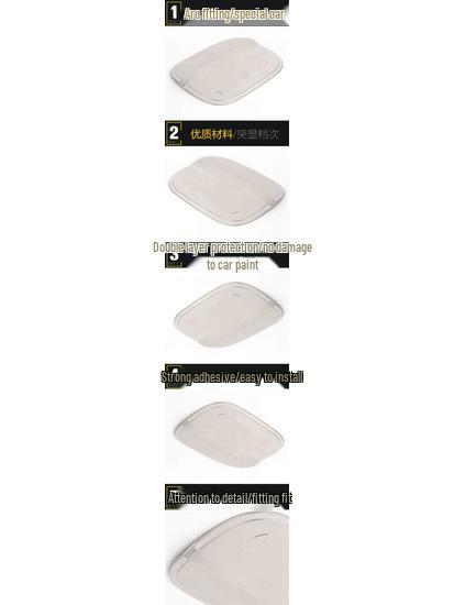 Verano GS Edelstahl Kraftstofftankabdeckung: Kratzfester dekorativer Aufkleber