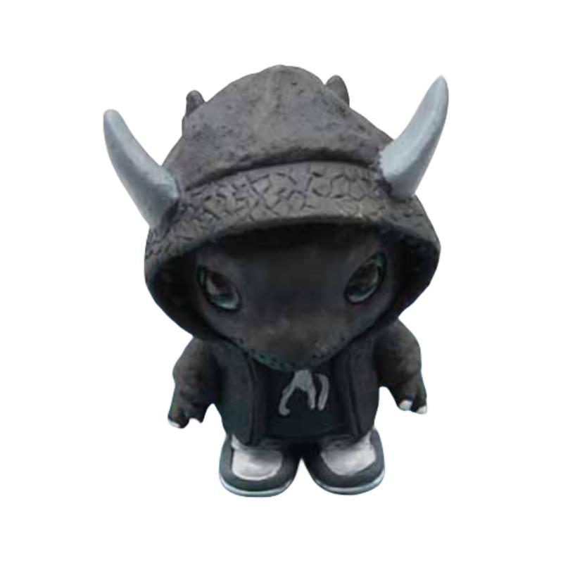 

Смола Динозавр Мультяшная Фигурка Модель Игрушка Хэллоуин Атмосфера Сцена Макет Реквизит чёрный