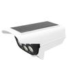 Solar LED Wall Light Simulated Camera Induction Lamp Remote Control Garden Street White Light