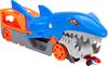 Hot Wheels Shark Chomp Transporter Playset with One Scale Car for Kids 4 To 8 Years Shark Bite Hauler Picks Up Cars In Its Jaws Stores Up To Five In