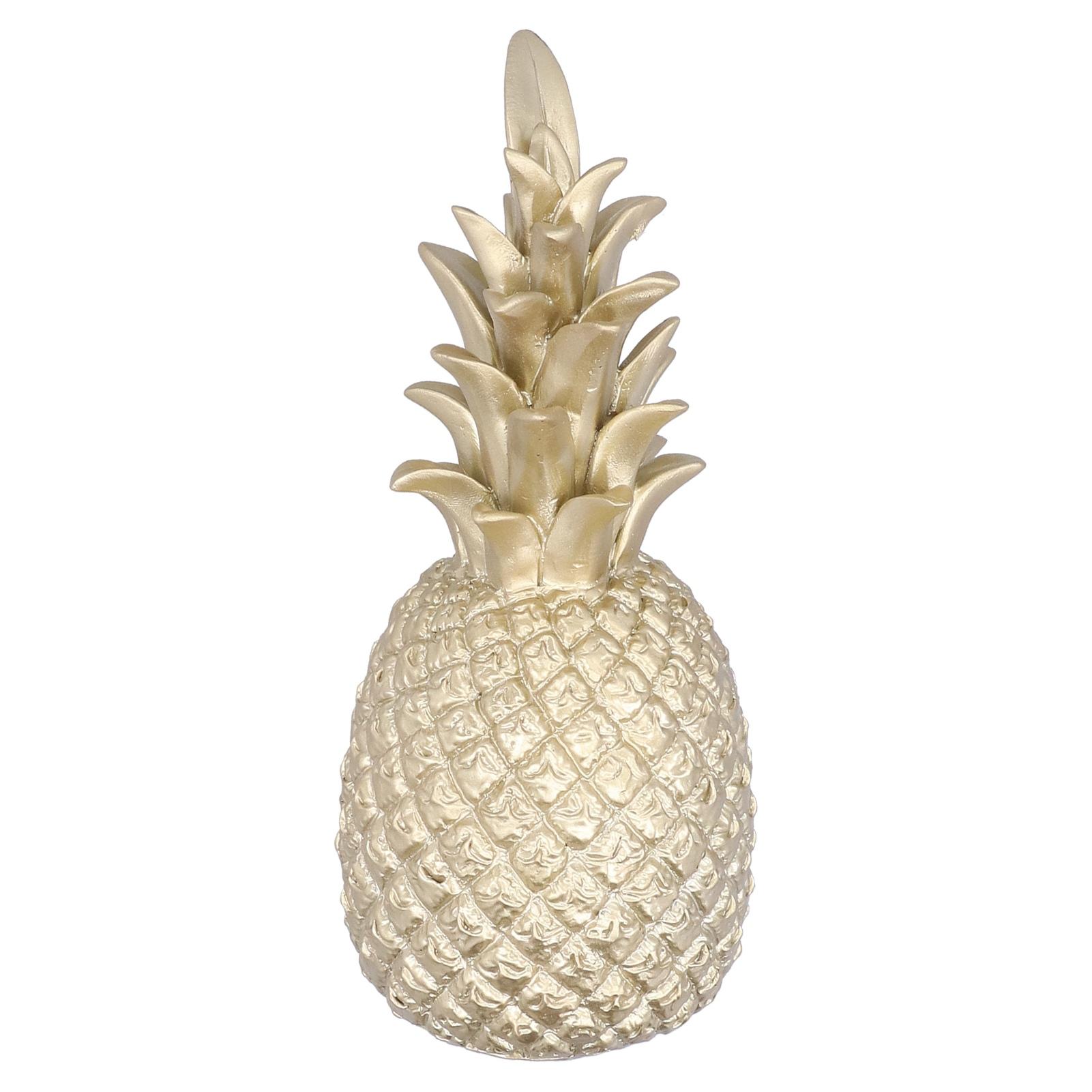 

Resin Artificial Pineapple Decoration Household Decorative Pineapple Nordic Home Desk Decor DecorationGold, Medium
