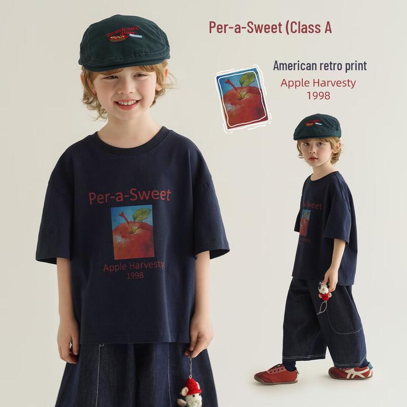YanTaiJia Boys  Pure Cotton Summer T-Shirt 110