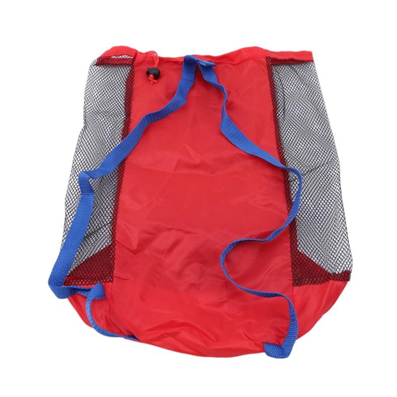 Folding Beach Toy Mesh Bag Baby Kids Outdoor Travel Large Net Bag Storage Net Holder