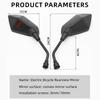 The convex rearview mirror for the motorcycle handlebar, a universal rhombic bicycle, off-road motorcycle accessory,