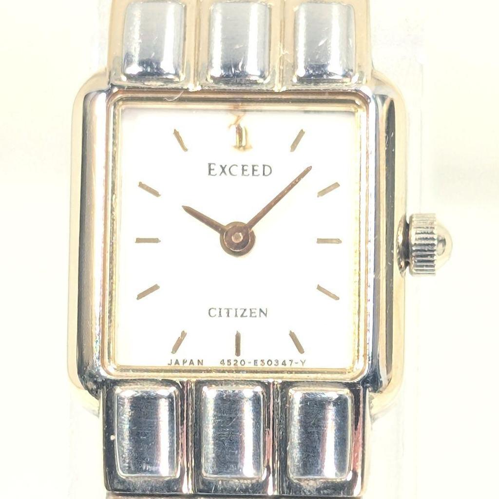Used CITIZEN EXCEED Ladies' Battery Replaced, Working Condition T-22