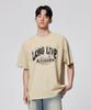 AGOD Arizona Camping Lettering Short Sleeve T-Shirt [Light Beige]