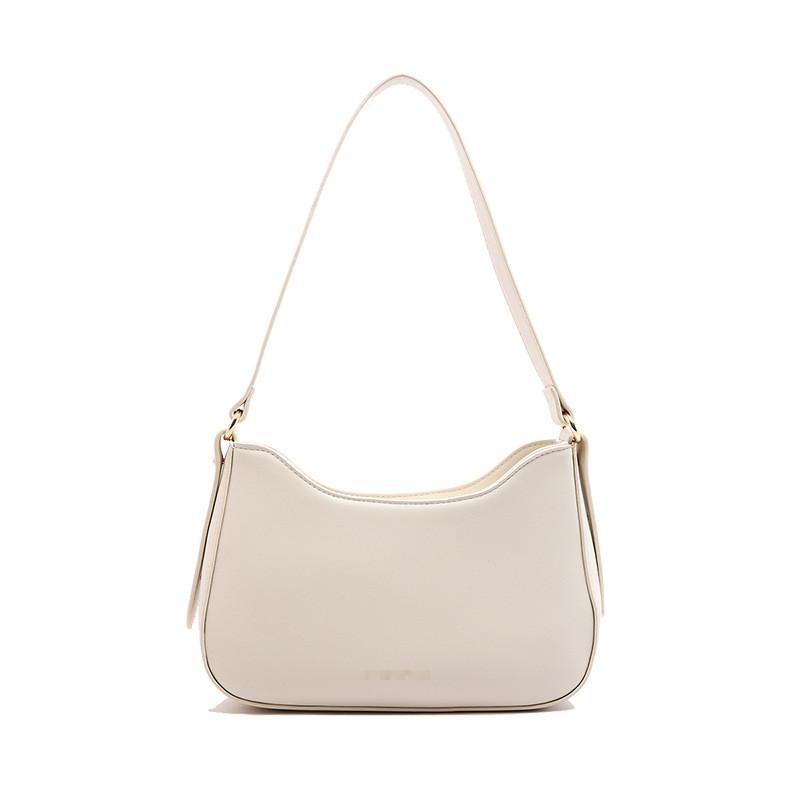 Ielgy Korean Version Crescent Bag Fashion Texture Shoulder Bag Large Capacity Retro Underarm Bag Portable