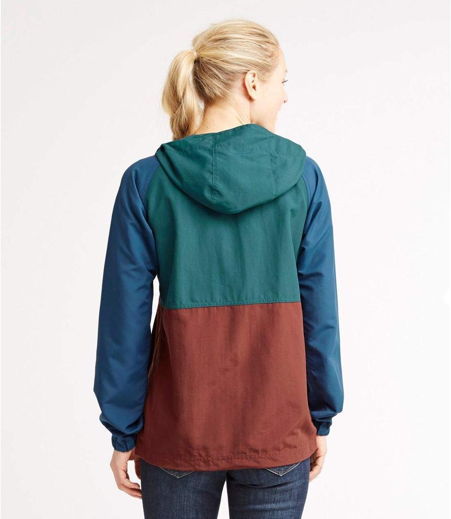 LL Bean Mountain Classic Japan Size 1000025227 Women's Anorak, Multicolor, Fit, S, Cactus/Mustard, Multicolor,