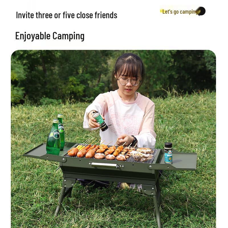 Portable Foldable Charcoal BBQ Grill