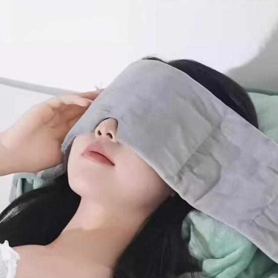 Sleep Mask for Deep Sleep Pressure-Activated Blackout Eye Cover Portable Reversible Cooling Warming Eye Mask for Travel Nap Office