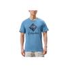 Columbia Comfortable Breathable Sports Travel Crew Neck Short Sleeve T-Shirt Men Tops Blue AJ0403-477