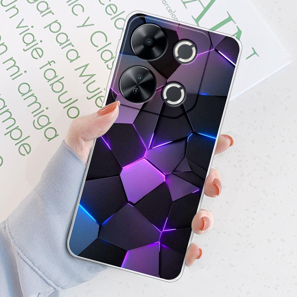 For Itel P65 Case Back Cover For Itel P65 P671L 2024 Shockproof Clear Soft Silicone Phone Case for ITEL P65 P 65 ITELP65 Coque