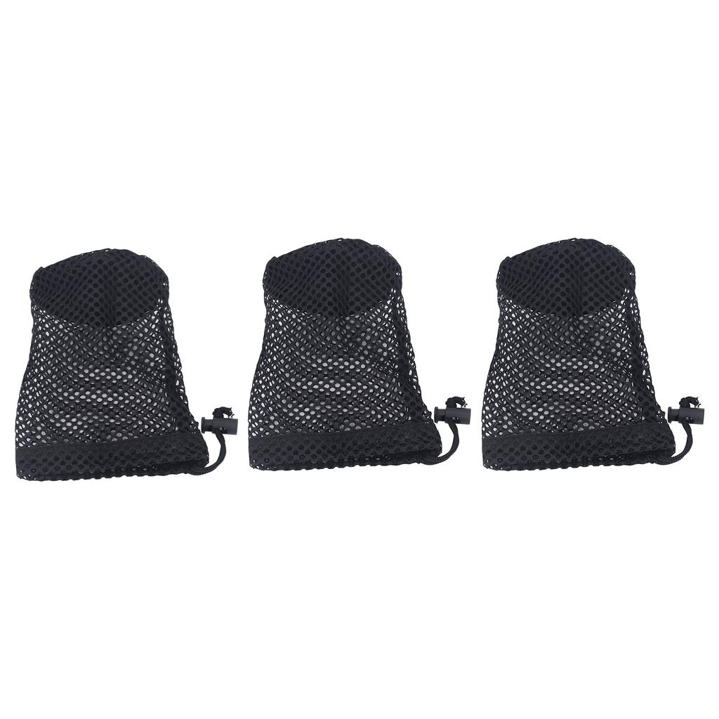 3Pcs Golf Mesh Bag Nylon Golf Ball Net Bag Utility Accessory Organizer for 12 To 16 Balls